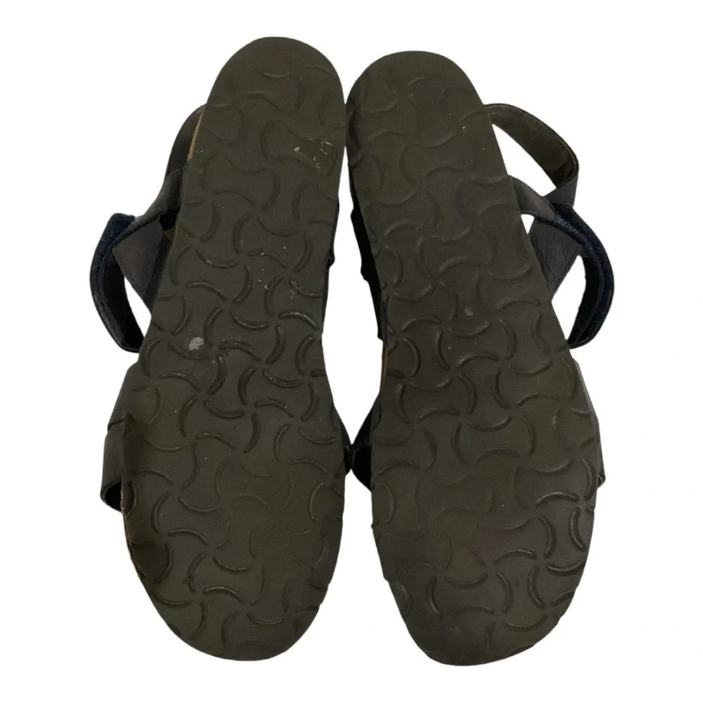 Naot Kayla Leather Sandal Navy Cork Anatomic Suede Women’s Size 40 (EU) 9.5 (US)